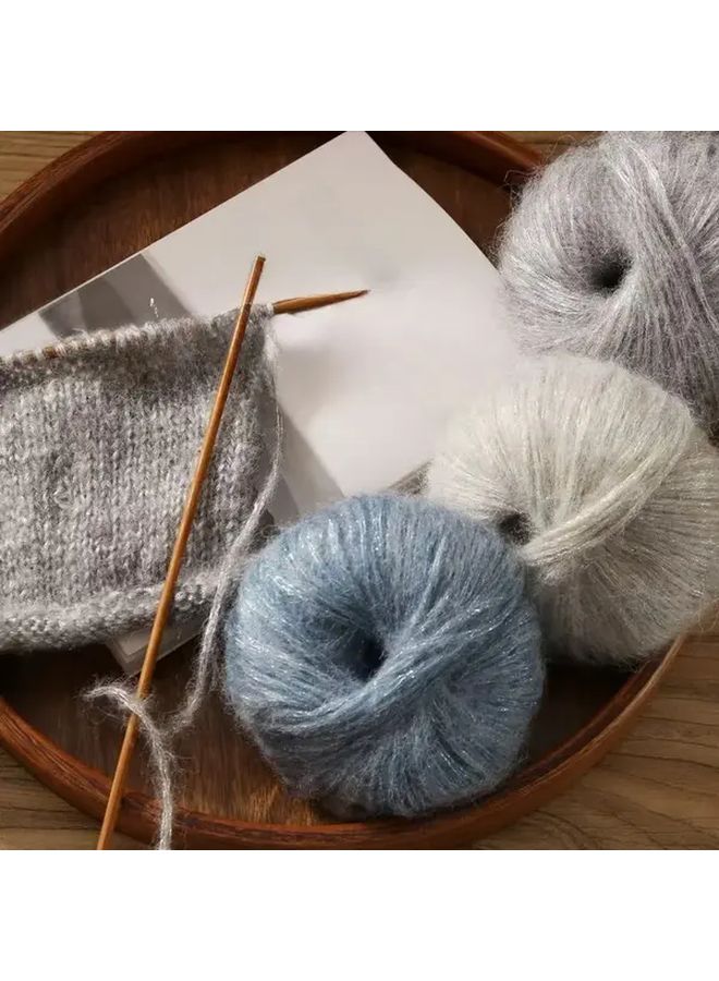 Mohair Wool Yarn 10pcs 250g Total Color 05 For Knitting Crochet Sweaters Scarves - Image 4